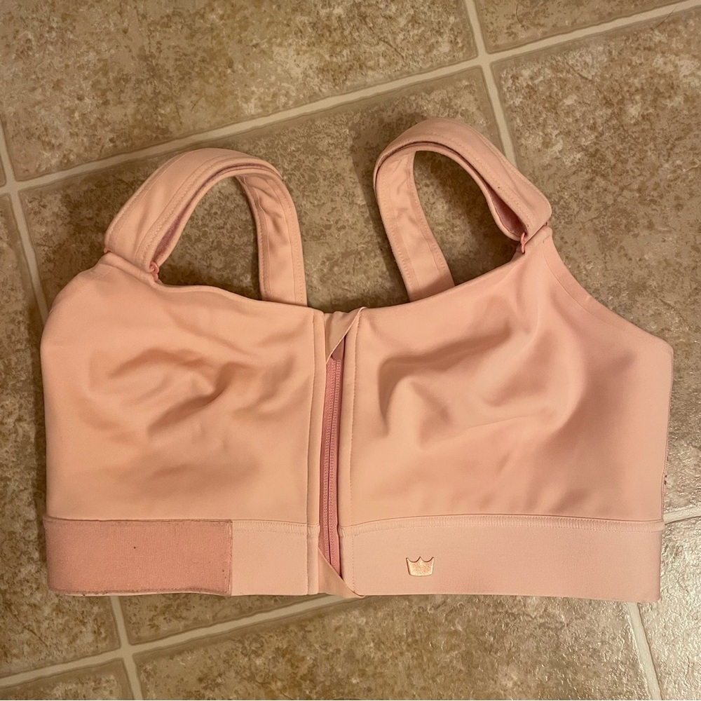 SHEFIT Blush Pink Flex Sports Bra 3Luxe - Picture 2 of 5